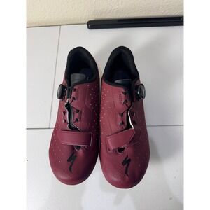 Specialized Torch 1.0 Cycling Shoes Womens 6.5 Maroon BOA Closure Road Bike